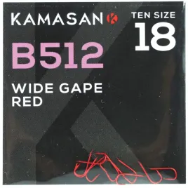 haczyki-kamasan-b512-red-barbed-wide-gape-rozmiar-18