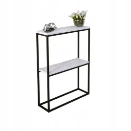 konsola-z-polka-loft-metalowa-metal-waska