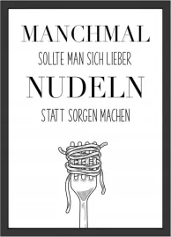 plakat-kuchenny-din-a4-z-humorem-tekst-po-niemiecku-czasami-lepiej-makaron