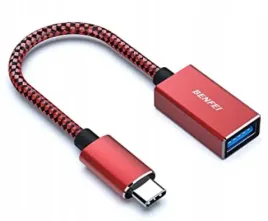 adapter-przejsciowka-usb-do-usb-c-czerwony-pleciony-kabel-benfei