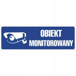 tablica-tabliczka-informacja-obiekt-monitorowany-pcv-niebieska-10x30