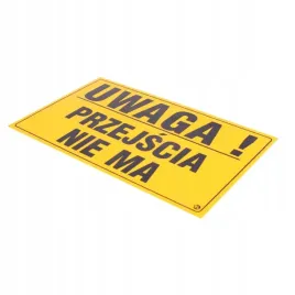 tablica-uwaga-przejscia-nie-ma-20x33cm