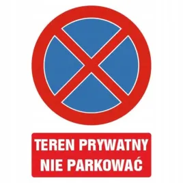 tablica-teren-prywatny-nie-parkowac-35x25