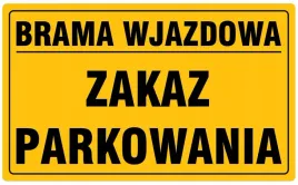 tablica-pcv-brama-wjazdowa-zakaz-parkowania-20x33
