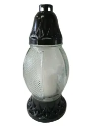 znicz-szklany-bezbarwny-prosty-z-czarnymi-dodatkami-25cm