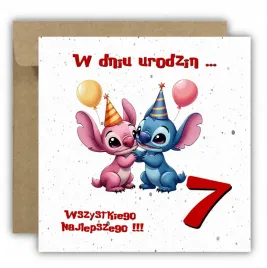kartka-na-7-urodziny-urodzinowa-dla-dzieci-lilo-i-stich-czapki-z-zyczeniami