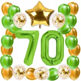zestaw-balony-70-urodziny-zielony-zloty-limonkowy-70-rocznica-slubu-100-cm