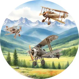 naklejka-na-sciane-podniebna-eskadra-gorski-krajobraz-z-samolotami-100cm