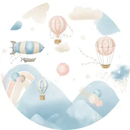 naklejka-na-sciane-delikatne-balony-i-sterowce-na-pastelowym-niebie-100cm