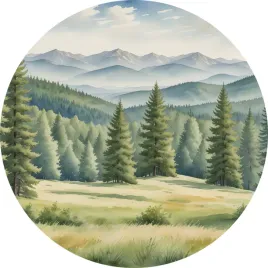 naklejka-na-sciane-dla-dzieci-akwarelowy-las-polana-krajobraz-widok-100cm