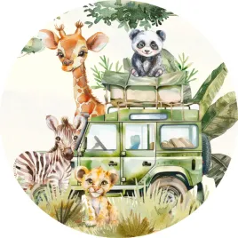 naklejka-na-sciane-dla-dzieci-zwierzatka-w-podrozy-safari-dzungla-100cm