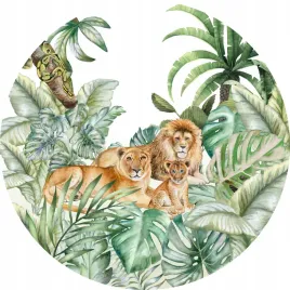 naklejka-na-sciane-dla-dzieci-safari-dzungla-las-troikalny-lwy-100cm