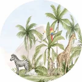 naklejka-na-sciane-safari-dzungla-zebra-zyrafa-gepard-papugi-las-100cm