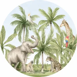 naklejka-na-sciane-safari-dzungla-slon-gepard-zyrafa-malpa-papugi-100cm