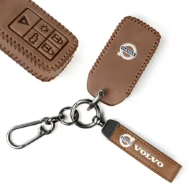 etui-skorzane-na-pilot-z-brelokiem-volvo-brazowe