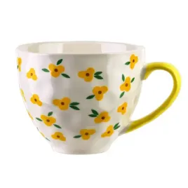 kubek-z-uchem-porcelanowy-do-kawy-herbaty-zolte-kwiaty-400ml