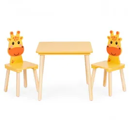 zestaw-mebli-dzieciecych-ecotoys-drewniane-motyw-zyrafa