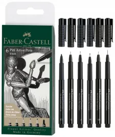 faber-castell-pisaki-artist-pen-pitt-6-sztuk-black