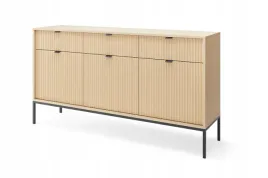 ryflowana-komoda-na-czarnych-nozkach-dab-vicenza-154-cm-neli-3d3sz-ps