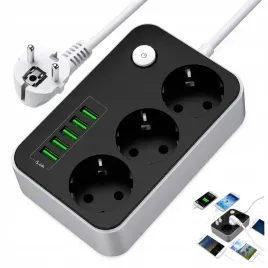 przedluzacz-listwa-zasilajaca-3-gniazda-6-usb-kabel-zasilajacy-1-9m