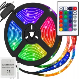 tasma-led-rgb-kolorowa-5m-wodoodporna-pasek-2835-zestaw-na-biurko-pilot