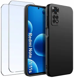 zestaw-etui-do-xiaomi-redmi-note-11-11s-matowe-silikon-slim-2-sztuki-szklo