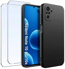 zestaw-etui-do-xiaomi-redmi-note-10or10s-matowe-silikon-slim-2-sztuki-szklo