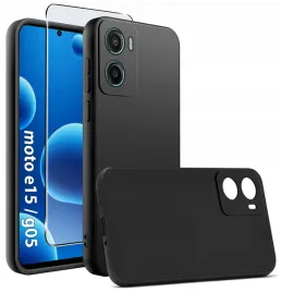 etui-czarne-matowe-silikon-slim-do-motorola-e15-or-g05-szklo-9h