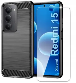 etui-do-xiaomi-redmi-15-4g-or-5g-pancerne-carbon-case-szklo-9h
