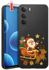 etui-do-realme-14x-5g-wzory-swieta-mikolaj-choinka-balwan-case-szklo-9h