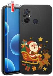 etui-do-xiaomi-redmi-12c-wzory-swieta-mikolaj-choinka-case-szklo-9h