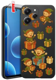etui-do-xiaomi-redmi-12-4g-wzory-swieta-mikolaj-choinka-balwan-case-szklo