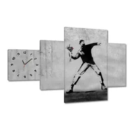 zegary-130x80-banksy-miotacz-kwiatow