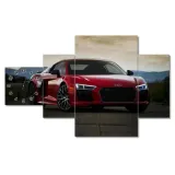 zegary-130x80-czerwone-audi-samochod-stan-nowy