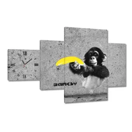 zegary-130x80-banksy-banan-malpa
