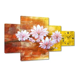 zegary-130x80-galazka-magnolii-kwiaty