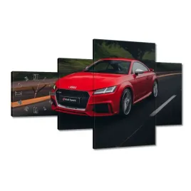 zegary-130x80-czerwone-audi-samochod
