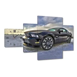 zegary-130x80-ford-mustang-na-sniegu-samochod-klasyk-made-in-usa