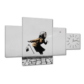zegary-130x80-banksy-kichajaca-babcia