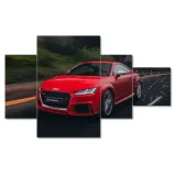 zegary-130x80-czerwone-audi-samochod-stan-nowy