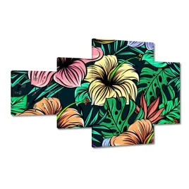 zegary-130x80-monstera-zielony-lisc