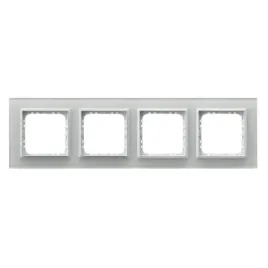 ospel-sonata-prestige-ramka-poczworna-4x-biale-szklo-4mm-r-4gc-31-00