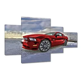 zegary-130x80-czerwony-mustang-snieg