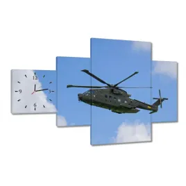 zegary-130x80-wojskowy-helikopter-w-powietrzu-latajacy-sprzet