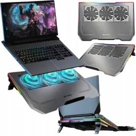 podkladka-chlodzaca-pod-laptopa-aluminiowa-regulowana-3-wiatraki-led-rgb