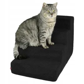 schodki-czarne-dla-psa-kota-rampa-40cm-4-stopnie-schody-podest-antyposlizgo