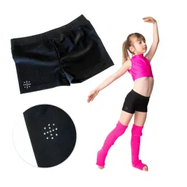 spodenki-gimnastyczne-do-tanca-akrobatyki-dziewczece-czarne-110-116