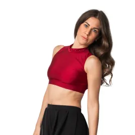 top-koszulka-do-tanca-crop-top-bordowy-158-164