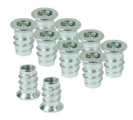 100x-mufa-m6x-15-dwugwintowa-wkrecana-z-kolnierzem-wpustka-wkret-do