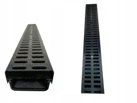 odwodnienie-liniowe-odplyw-garaz-100-cm-czarne-pp-55-mm-niskie